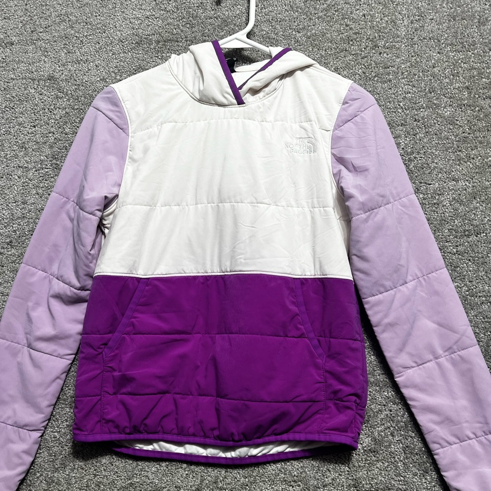 The North Face Mountain Hooded Sweatshirt Insulated Pullover Size XS